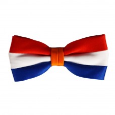 vlinderstrik rood wit blauw