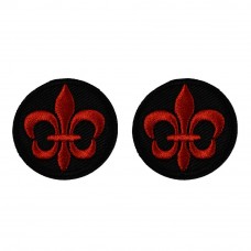 fleur de lis patch set