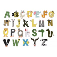 funletter dieren alfabet set (26 stuks)