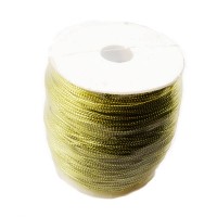 goud koord metallic 1.5 mm (rol  200 meter)