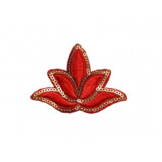 lotus bloem, Yackalasi patch  rood goud