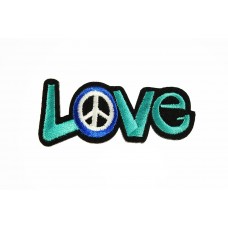 love and peace patch 