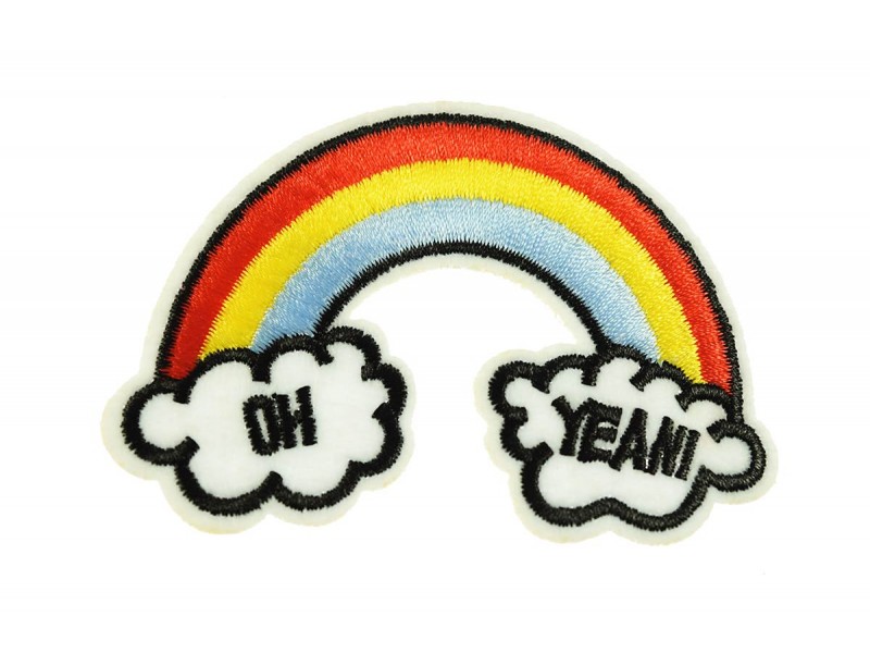 Oh Yeah rainbow patch