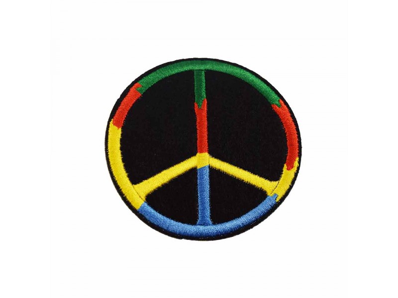 peace patch regenboog