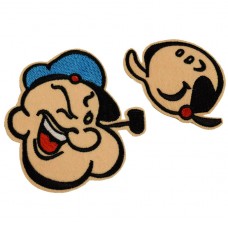 pop art popeye patch set