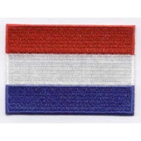 vlag Nederland opstrijkbaar 8 x 6 cm