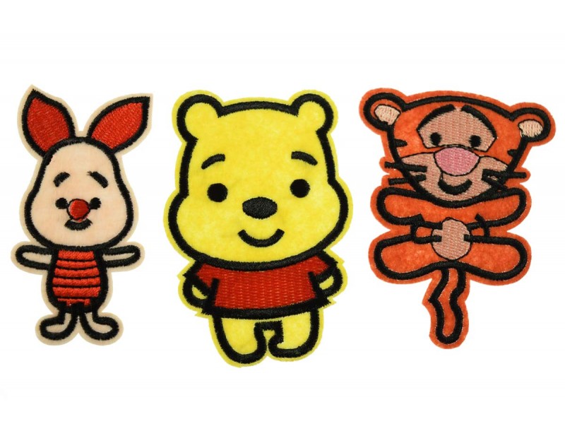 winnie de pooh patch set